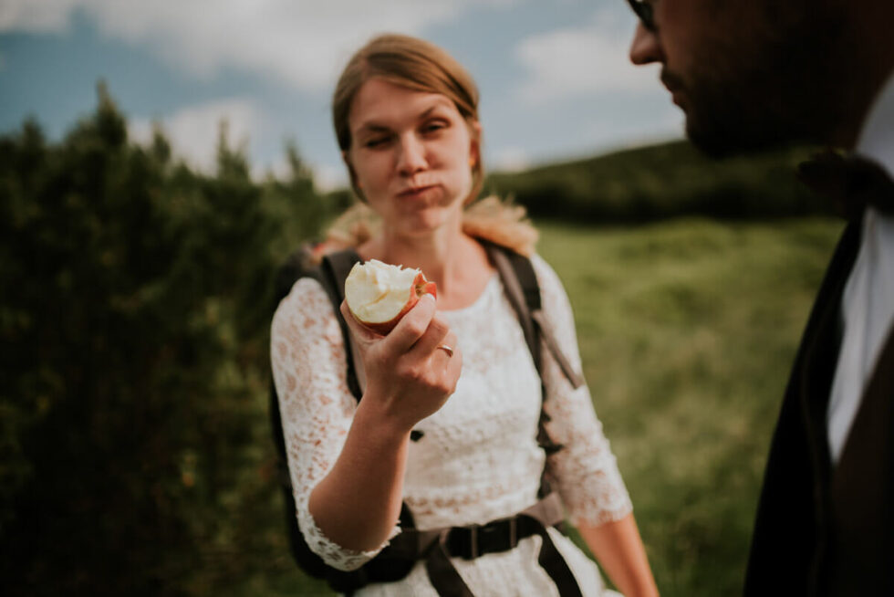 sesja poslubna w gorach