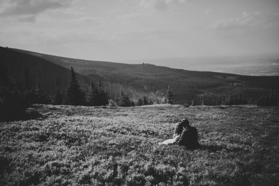 sesja poslubna w gorach