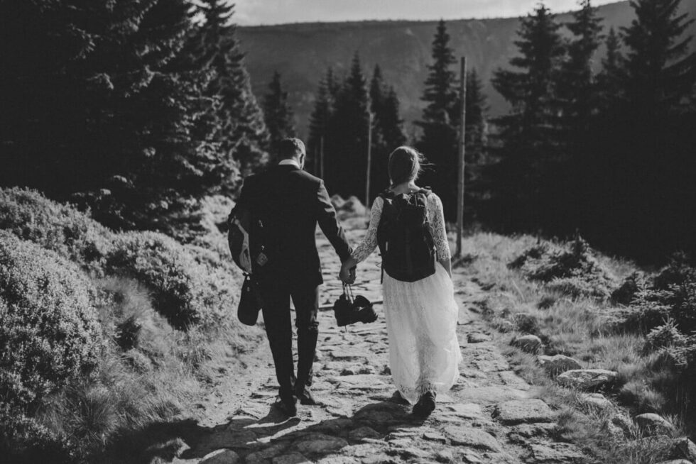 sesja poslubna w gorach