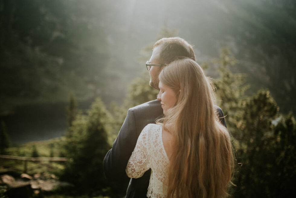 sesja poslubna w gorach