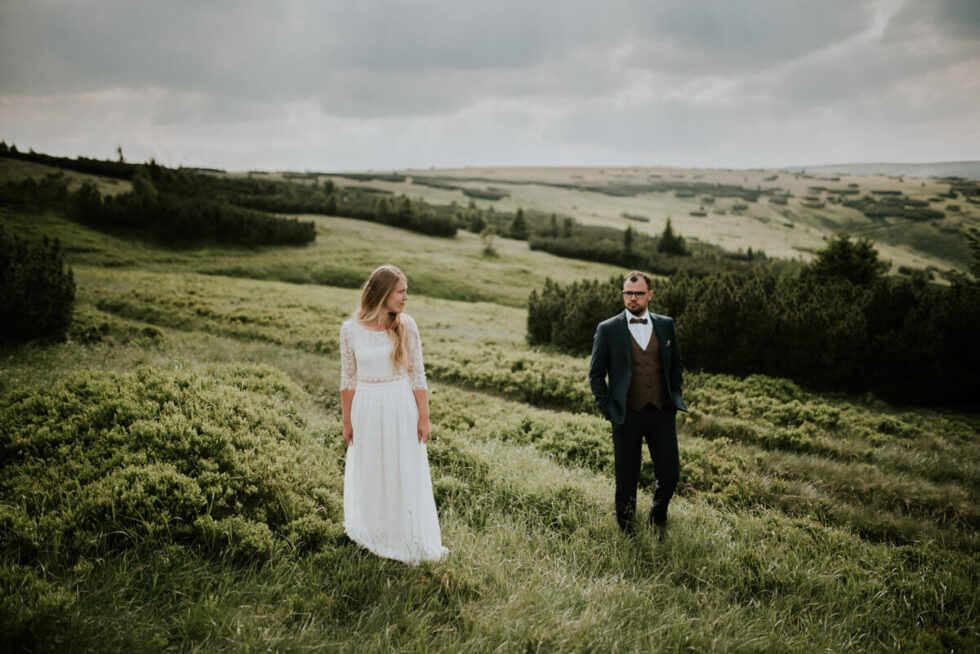 sesja poslubna w gorach